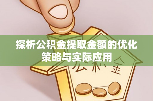 城中探析公积金提取金额的优化策略与实际应用