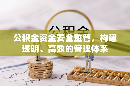 城中公积金资金安全监管，构建透明、高效的管理体系