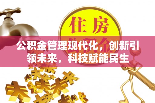 城中公积金管理现代化，创新引领未来，科技赋能民生