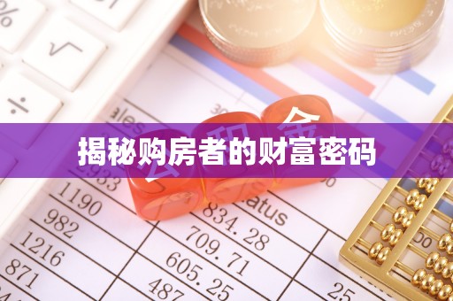城中揭秘购房者的财富密码