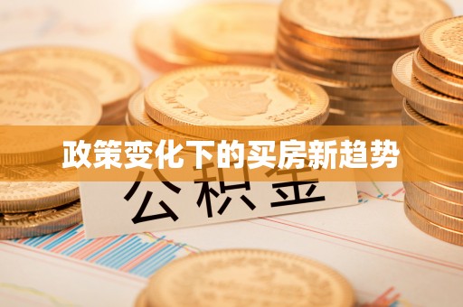 城中政策变化下的买房新趋势