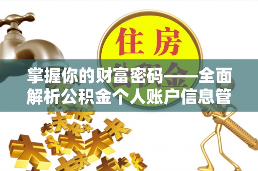 城中掌握你的财富密码——全面解析公积金个人账户信息管理与优化