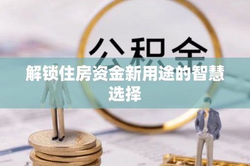 城中解锁住房资金新用途的智慧选择