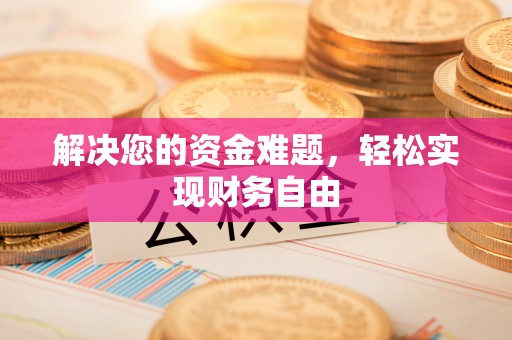 城中解决您的资金难题，轻松实现财务自由