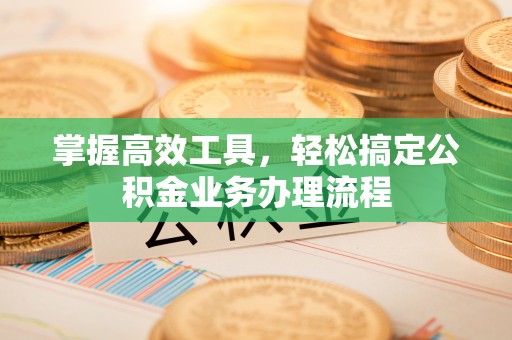 城中掌握高效工具，轻松搞定公积金业务办理流程