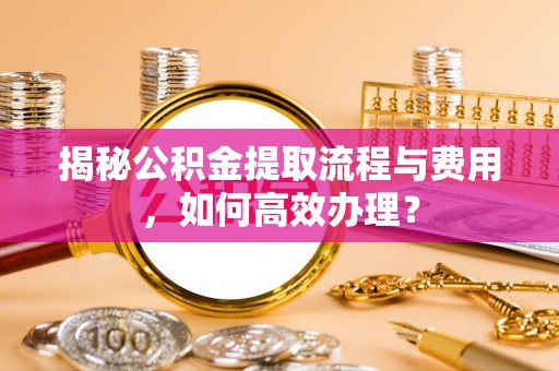 城中揭秘公积金提取流程与费用，如何高效办理？