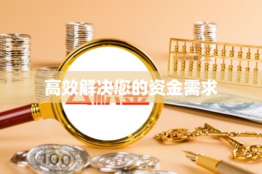 城中高效解决您的资金需求